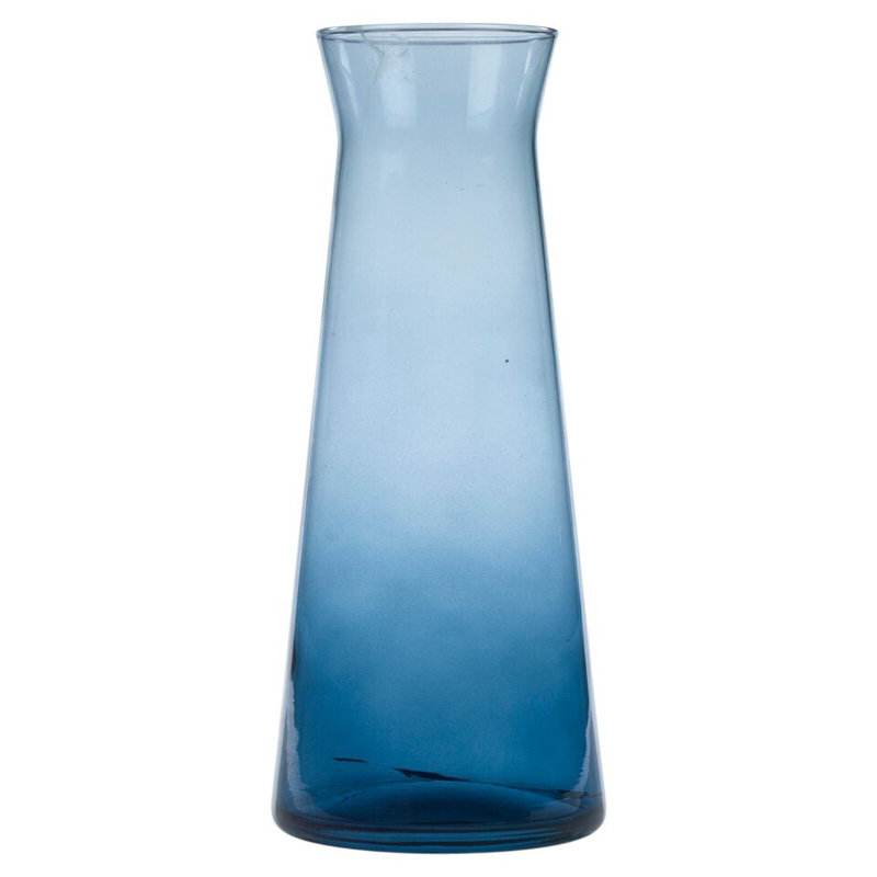 1.145L/38.7oz 25cm Coloured Decanter Glass Wine Water Juice Drinking Carafe Jug, Blue