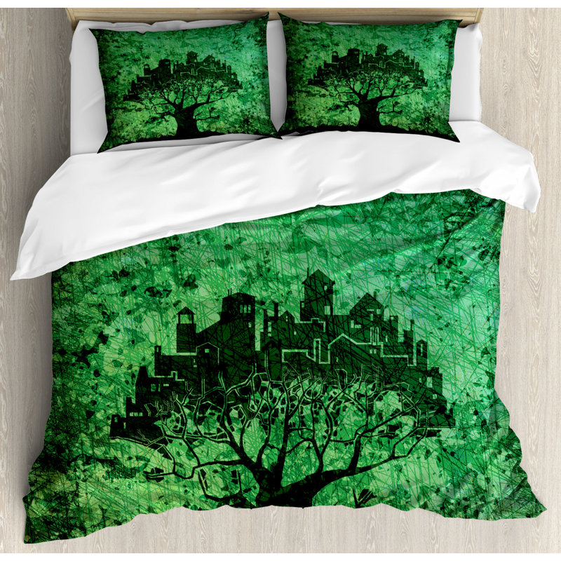 Traditional Duvet Cover, Queen Duvet Cover + 2 Shams