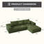 Canapé modulaire rembourré 2 pièces Natick-1814187211-1814187206