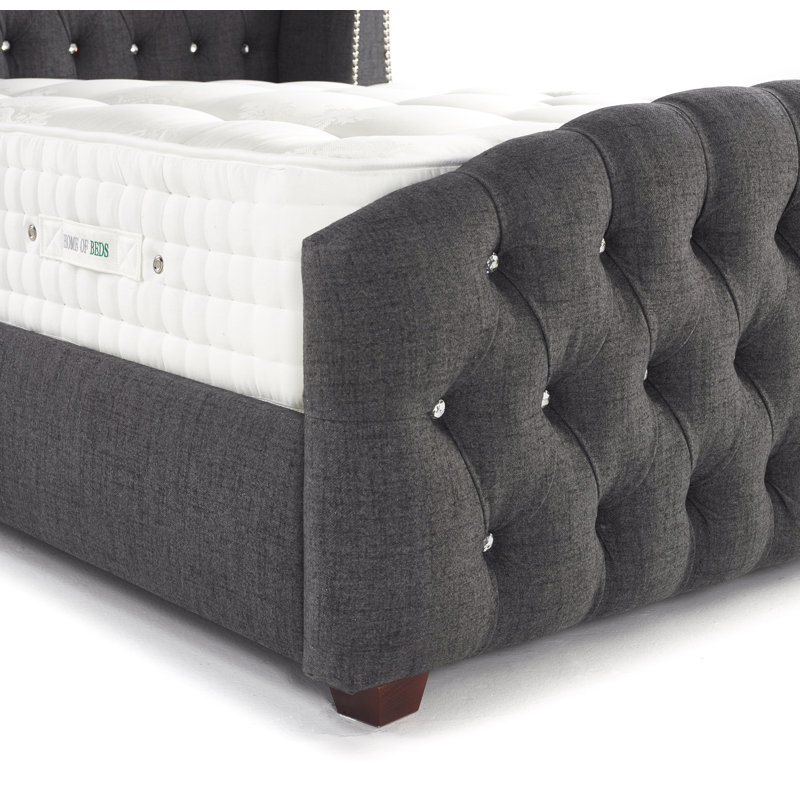 Wolfgang Upholstered UK Double - DE 135 X 190 Cm Bed, Super King (6')