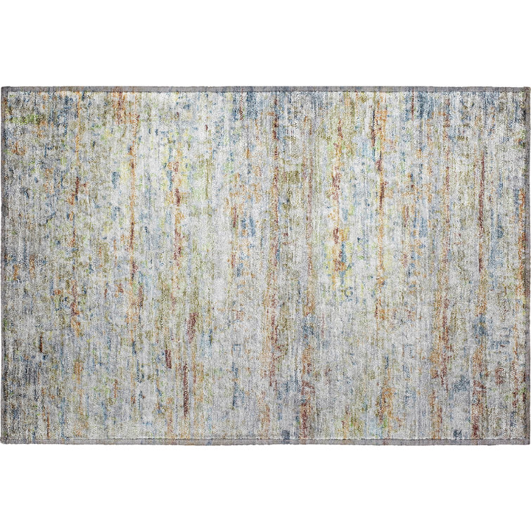 Premium Machine Washable Ducote AMF1127 Stripes Rug
