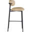 Tabouret de bar rembourré en cuir Lupita-840074823-840074840