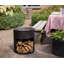 Milshire Cylinder Steel Wood Burning Fire Pit