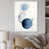 White Floater Framed