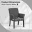 Chaise de réception l 27,5 po avec structure en bois-50566241