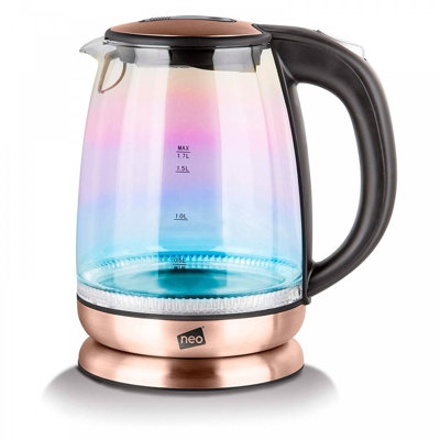 NeoDirect 1.7L Glass Electric Tea Kettle