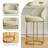 Upholstered Swivel Counter Height Bar Stools Set
