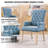 Amdad Tufted Upholstered Fabric Dining Chair with Arms-2134416179-2077903804-2116762405