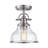 Grant 1-Light Brushed Nickel Semi-Flush Mount Light
