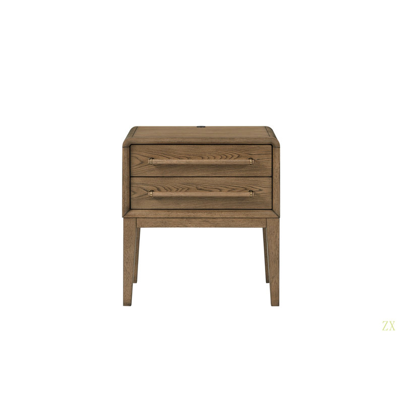 Petite table de chevet - café au lait