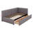 Upholstered Daybed With 2 Storage Drawers Twin Size Sofa Bed Frame-855446401