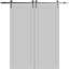 Panelled Wood Barn Door without Installation Hardware Kit-88791371-88791370