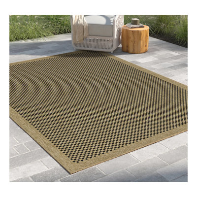 Tapis intérieur / extérieur en terre / jute Earth Earth_NTL1003