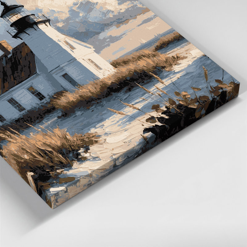 Art mural sur toile Coastal Nantucket, H 16 po x l 16 po