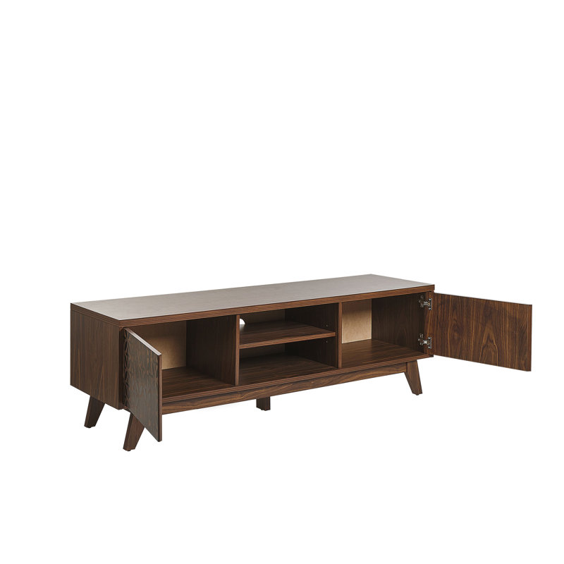 Tv Stand Dark Wood Rockcale