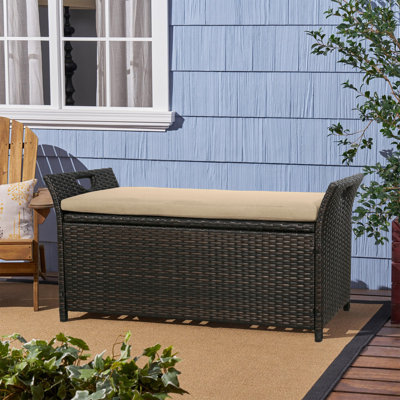 Iwicker 27.6 Gallon Water Resistant Polyethylene Storage Bench by IWICKER