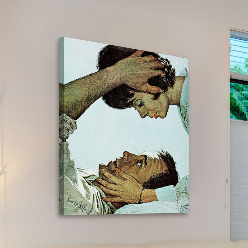 Impression de talisman rétro sur toile tendue, H 31 po x l 24 po x P 1,5 po