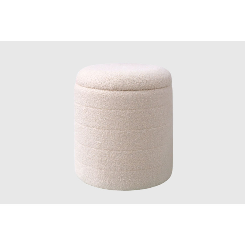 Hugh 40cm Wide No Pattern Footstool Ottoman