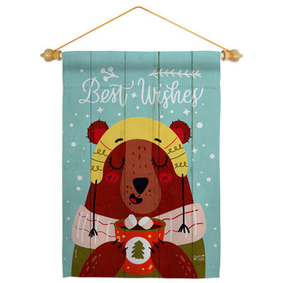 Ensemble de drapeaux en polyester 2 faces 1,5 pi x 1,1 pi