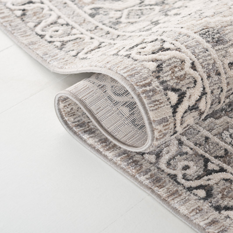 Tapis oriental en polyester 1274 Clover, Rectangle 4pi x 6 pi