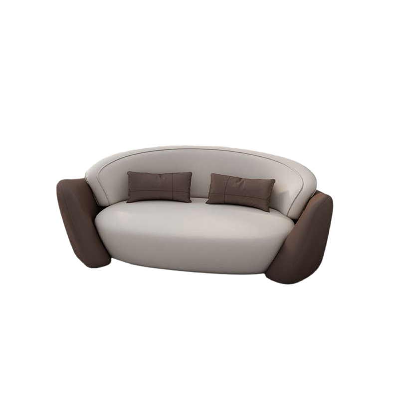 Tena, Brown/White, 29.52" H x 82.67" W x 28.74" D