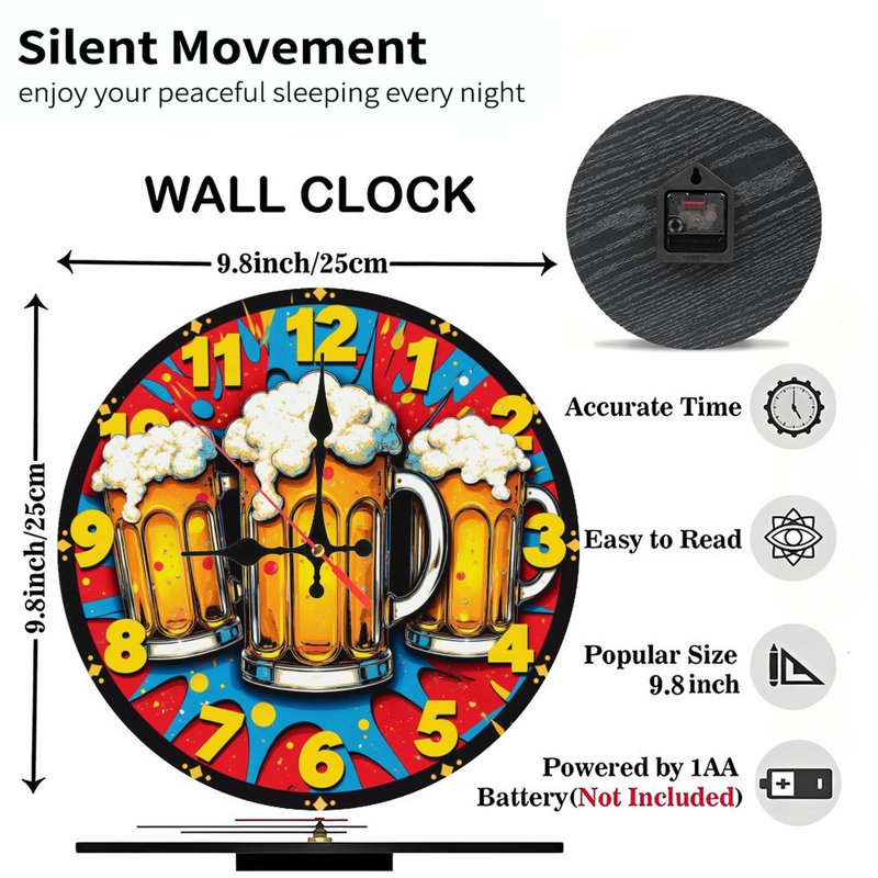 horloge à bière