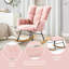 Chaise berçante en tissu Teddy pour la détente et les loisirs-1073569690