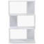 Étagère de rangement minimaliste blanche à trois niveaux minimaliste de style nordique