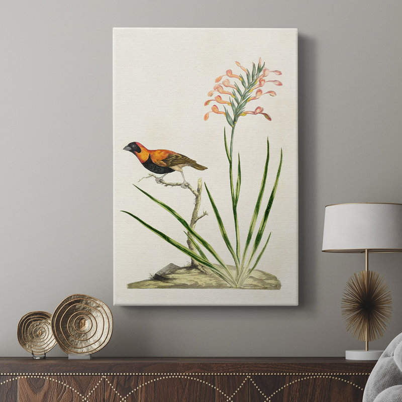 Bird in Habitat III - Gallery Cavas, H 36 po x l 24 po