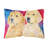 Golden Retriever Outdoor Reversible Throw Pillow