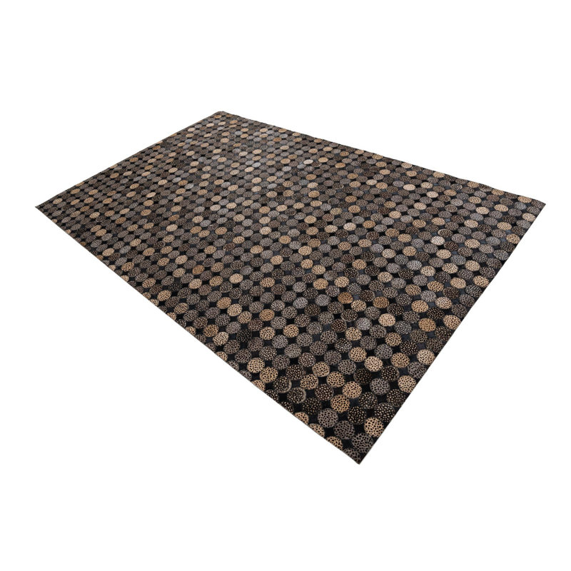 Tapis noir Juliana