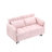 52 "Pink Modern Velvet Sofa-948374460