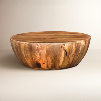 Teasdale 36" Mango Drum Coffee Table