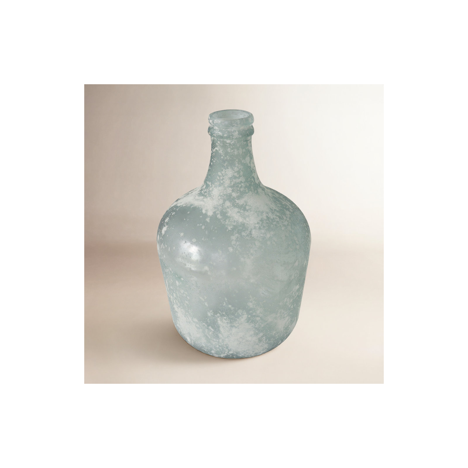 Handmade Iron Decorative Bottle, 16.5" H x 10.5" W x 10.5" D