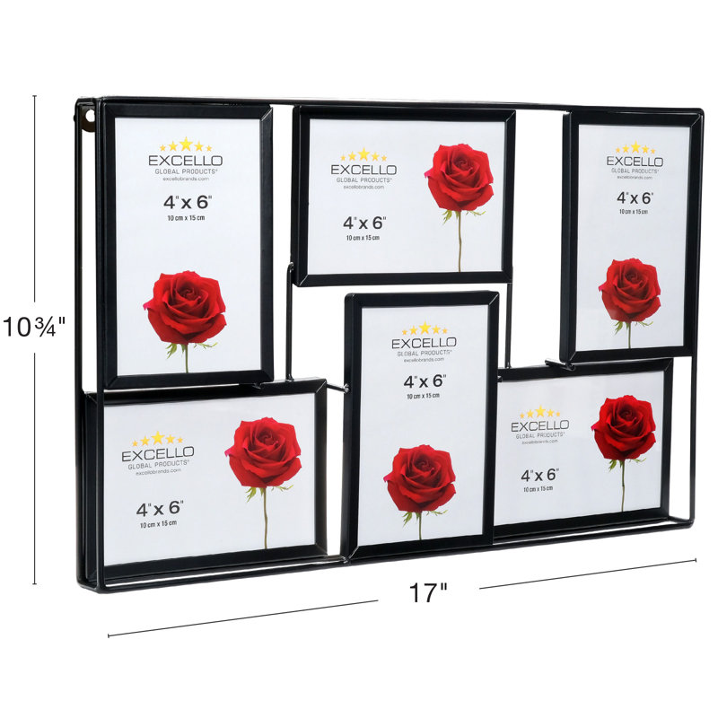 Mayble Black Metal Picture Frame with Mat