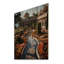 Beige orange, art indien, jardins moghols - impression sans cadre sur bois-1428795973