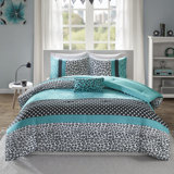 Polka Dots and Leopard Comforter Set