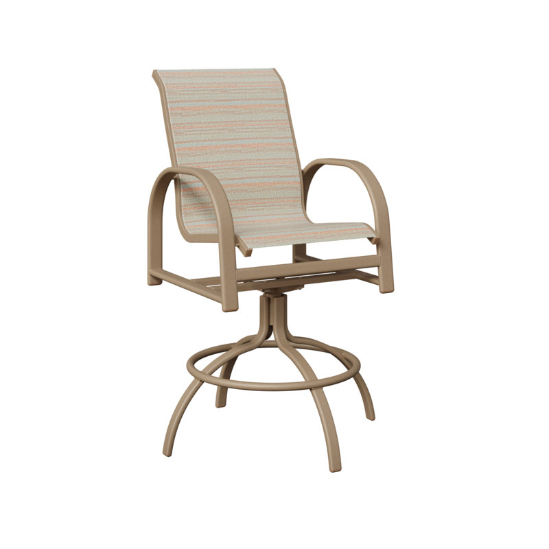 Chaise berçante pivotante Berlin Gardens Murphy Slings, Chêne veiné de bois, Echo opale