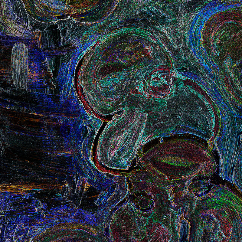 Particles GES Painting by Irina Gorbman, 36" H x 36" W