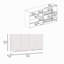 Armoire murale H 24 po, quatre portes, avec deux tablettes internes, plaque interne et rangement en verre-1350286333