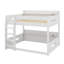 Lit superposé grand sur grand avec tablettes de rangement et stations de charge USB-155672511