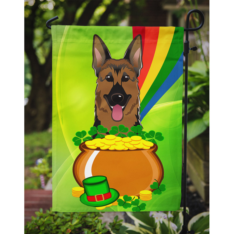 Drapeau de jardin Arella St. Patrick's, Berger allemand