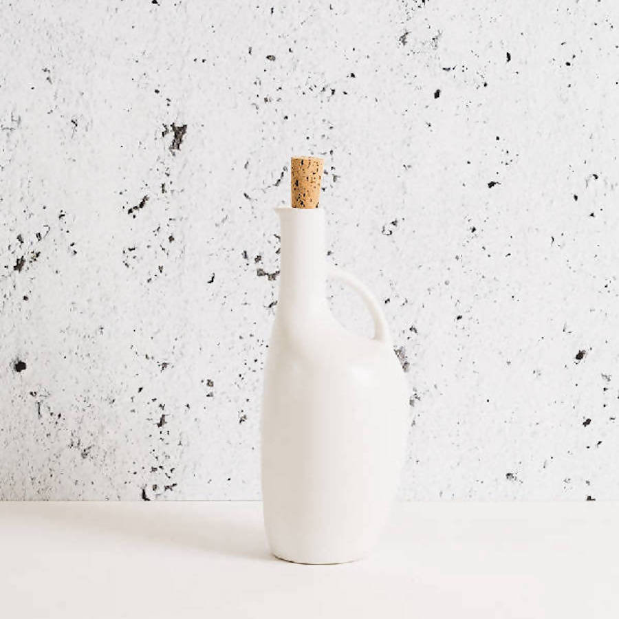Canard Olive Oil Bottle, White