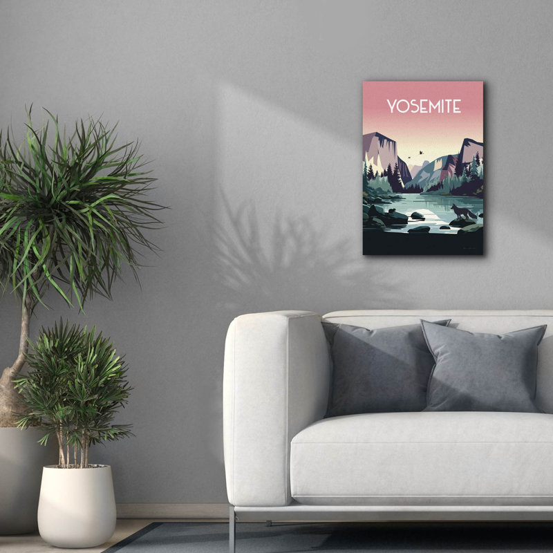 "Epic Graffiti" Yosemite "par Omar Escalante, art mural sur toile, H 26 po x l 18 po x P 0,75 po