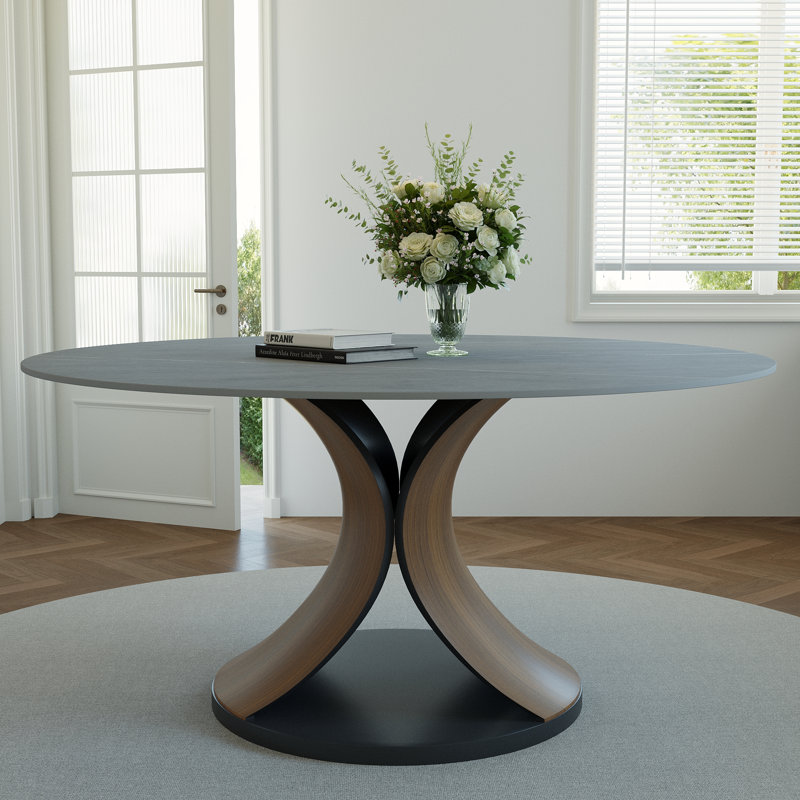 Ensemble de salle à manger 3 pièces, H 29,52 po x l 43 po x P 43 po, Gris, Vert