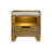 1-Drawer Nightstand With Integrated LED, Medium Oak