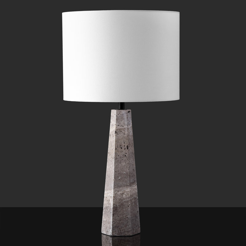 Gabryanna Standard Table Lamp, Travertine