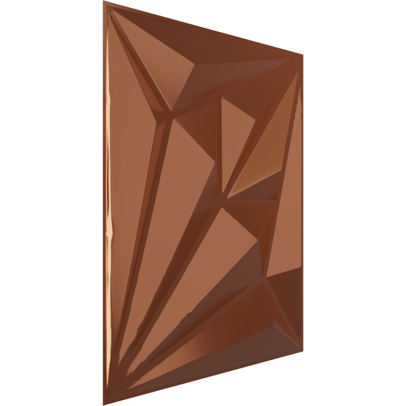 Panneau mural 3D Diamond EnduraWall, Cuivre brillant