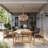 Boho Waterproof Ceiling Fan with LED Light&Remote for Porch, Plug-in Outdoor Fandelier