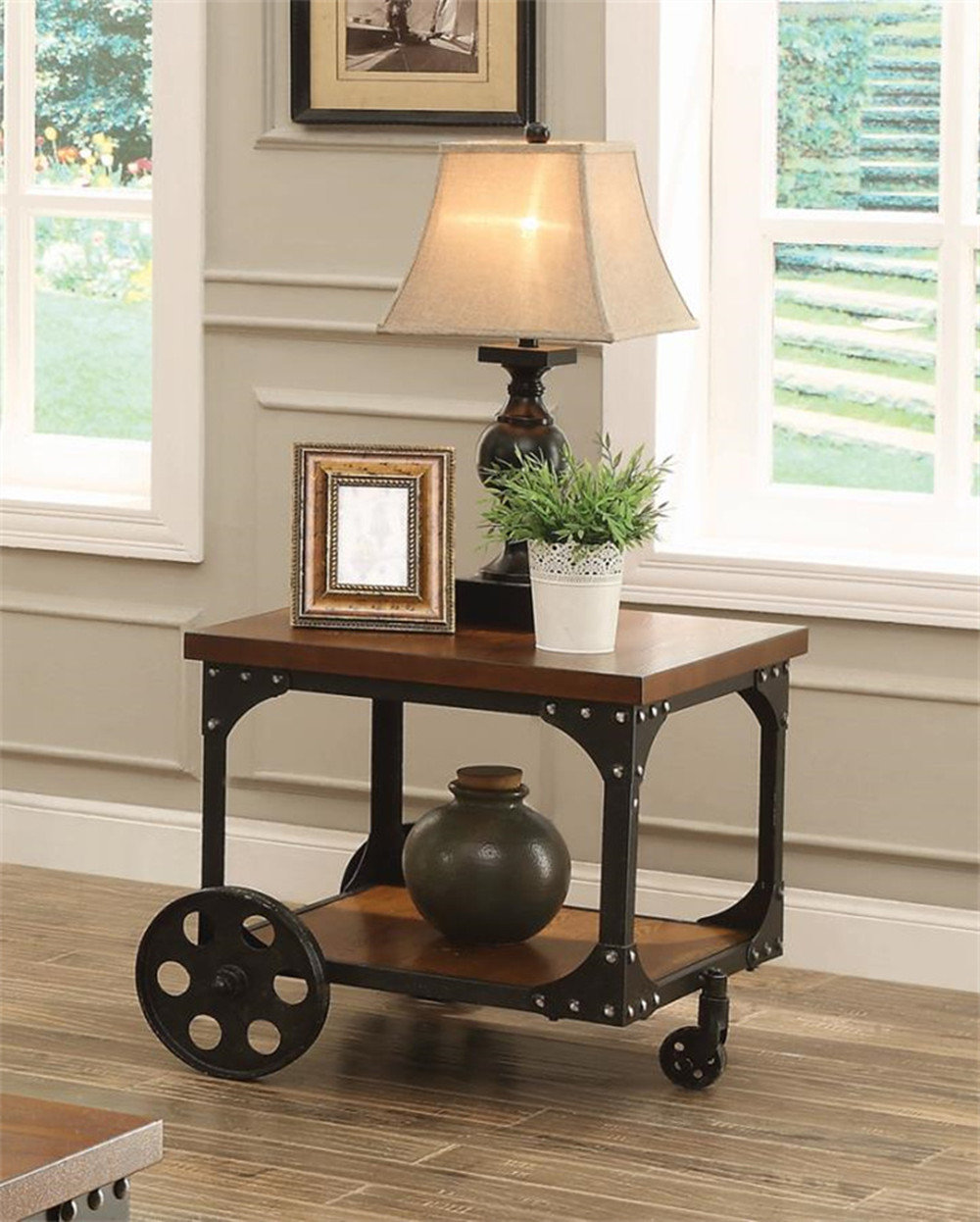 Abernathy Wheel End Table